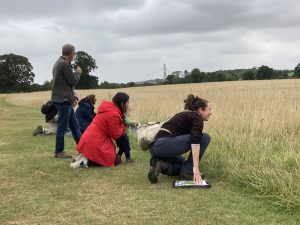 Peering at Grasslands; Photo: Natalie Doyle Bradley